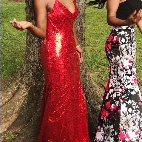 Ruby Red Formal Dress